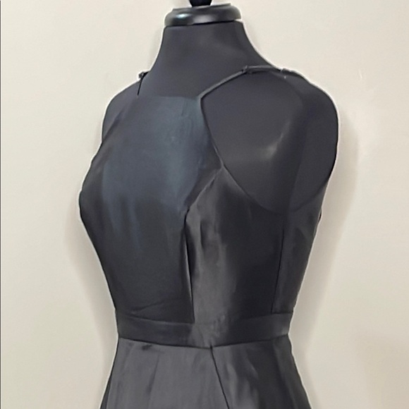 Lulus Black High-Low Tiered Halter Dress Size Small - Picture 8 of 16